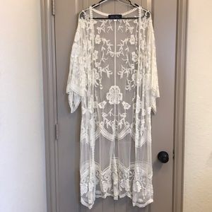 Lace duster